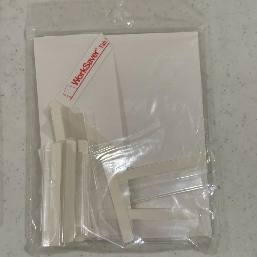 NEW Avery White Index Tabs Bundle with Printable Inserts ~ 2 Packs Included